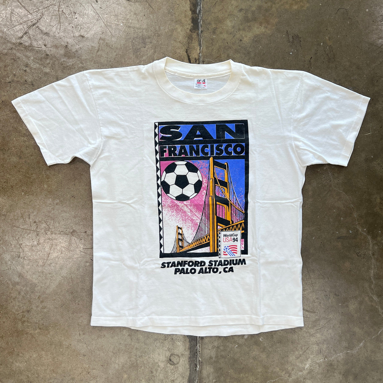 1994 World Cup USA San Francisco Soccer Tee