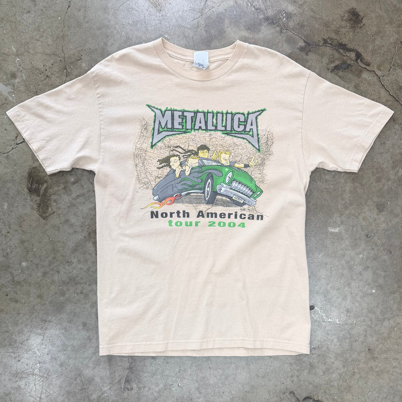 2004 Metallica North American Tour Tee Alstyle