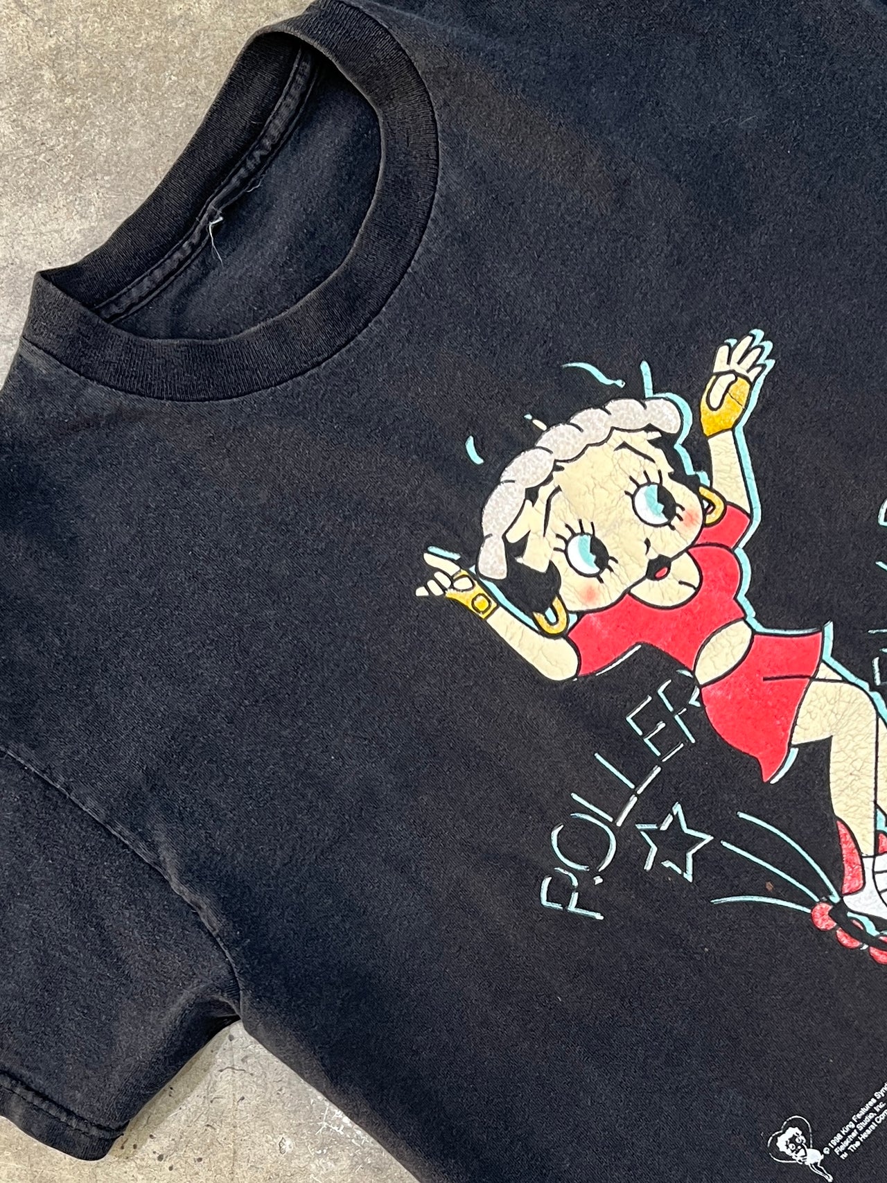 1998 Betty Boop Rollerskates Tee