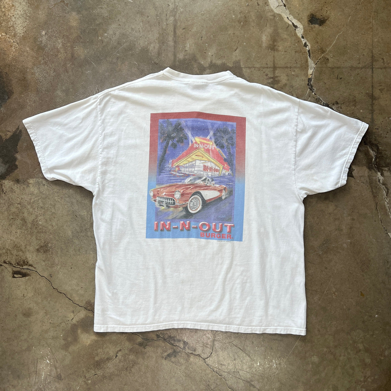 2001 In-N-Out Burger Fast Food Drive Thru Tee