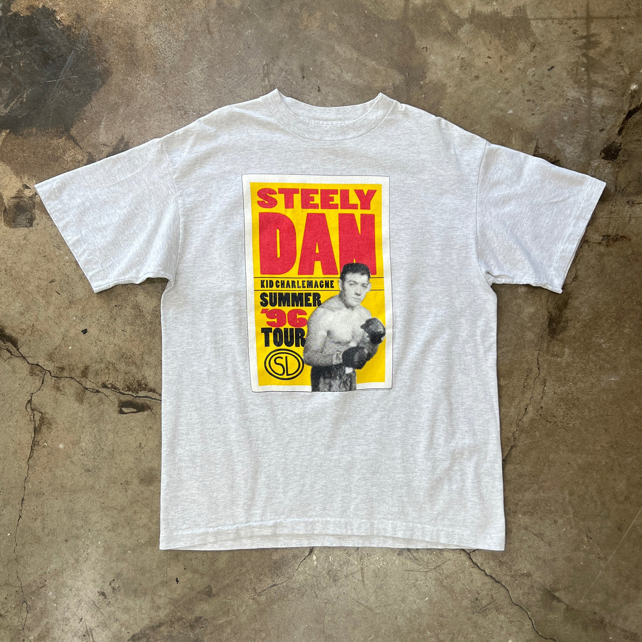 1996 Steely Dan Summer Tour Dates Single Stitch Tee