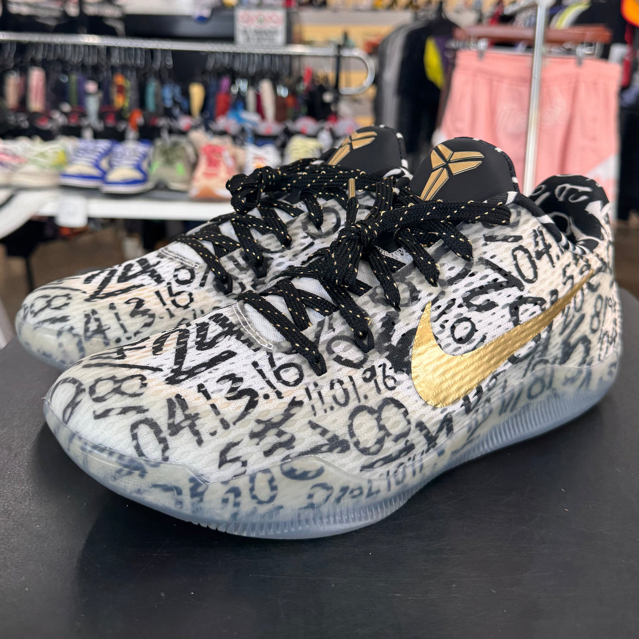 Nike Kobe 9 Low Nike iD Black White & Gold