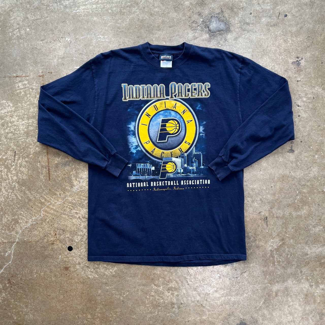 Y2K NBA Indiana Pacers Majestic Long Sleeve Tee