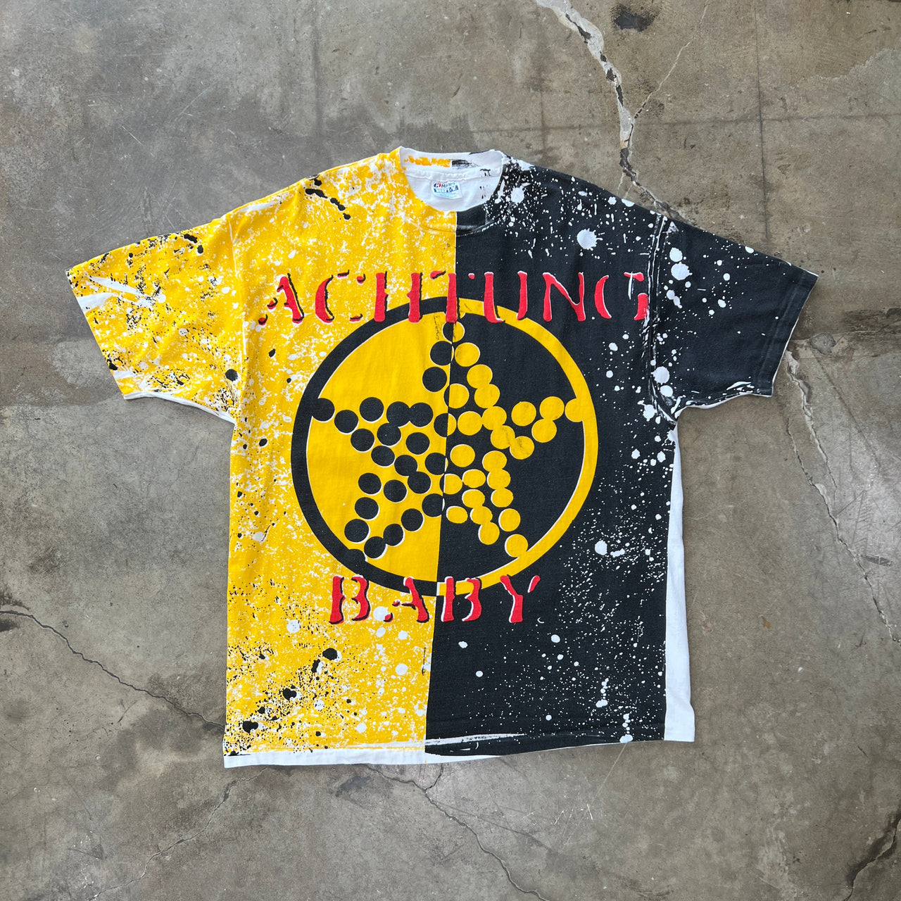 1991 U2 Achtung Baby Zoo AOP Front Print Tee Single Stitch