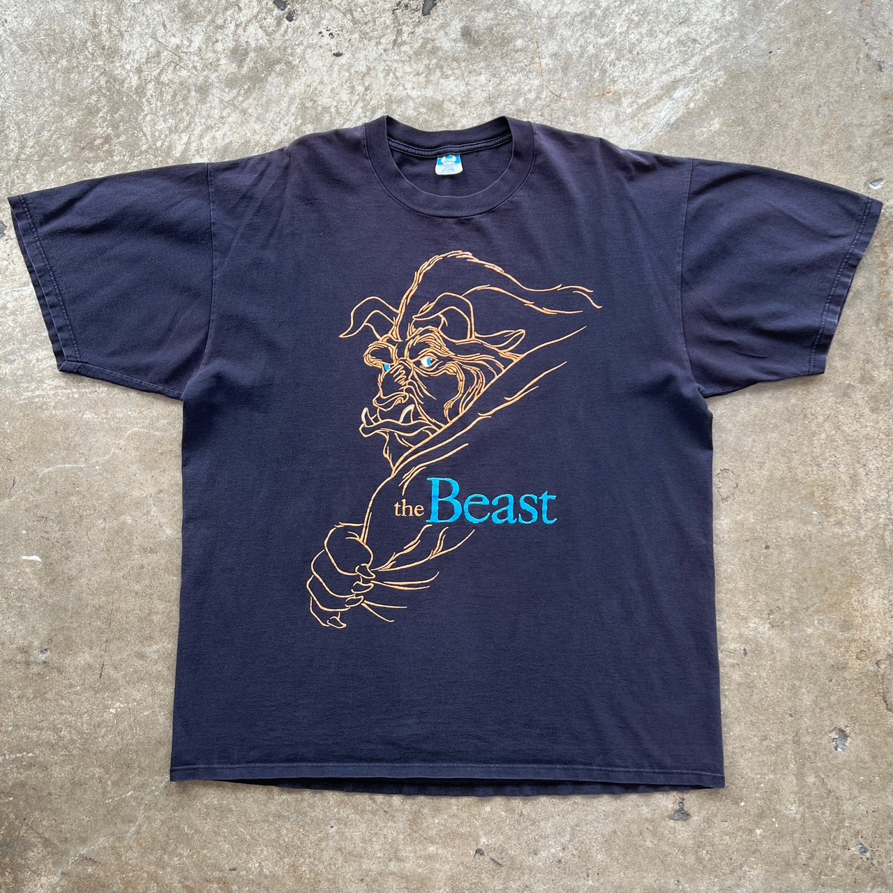1990 Disney Beauty & The Beast Movie Tee