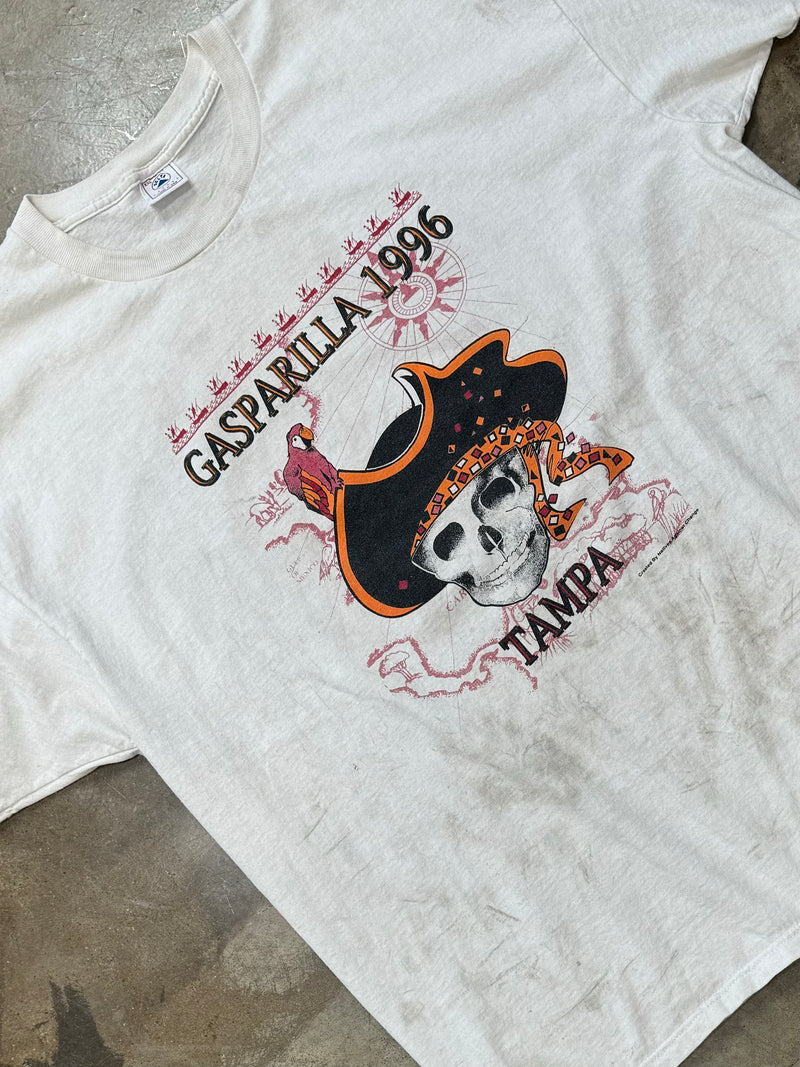 Vintage 1996 Gasparilla Tampa Pirate Tee XL