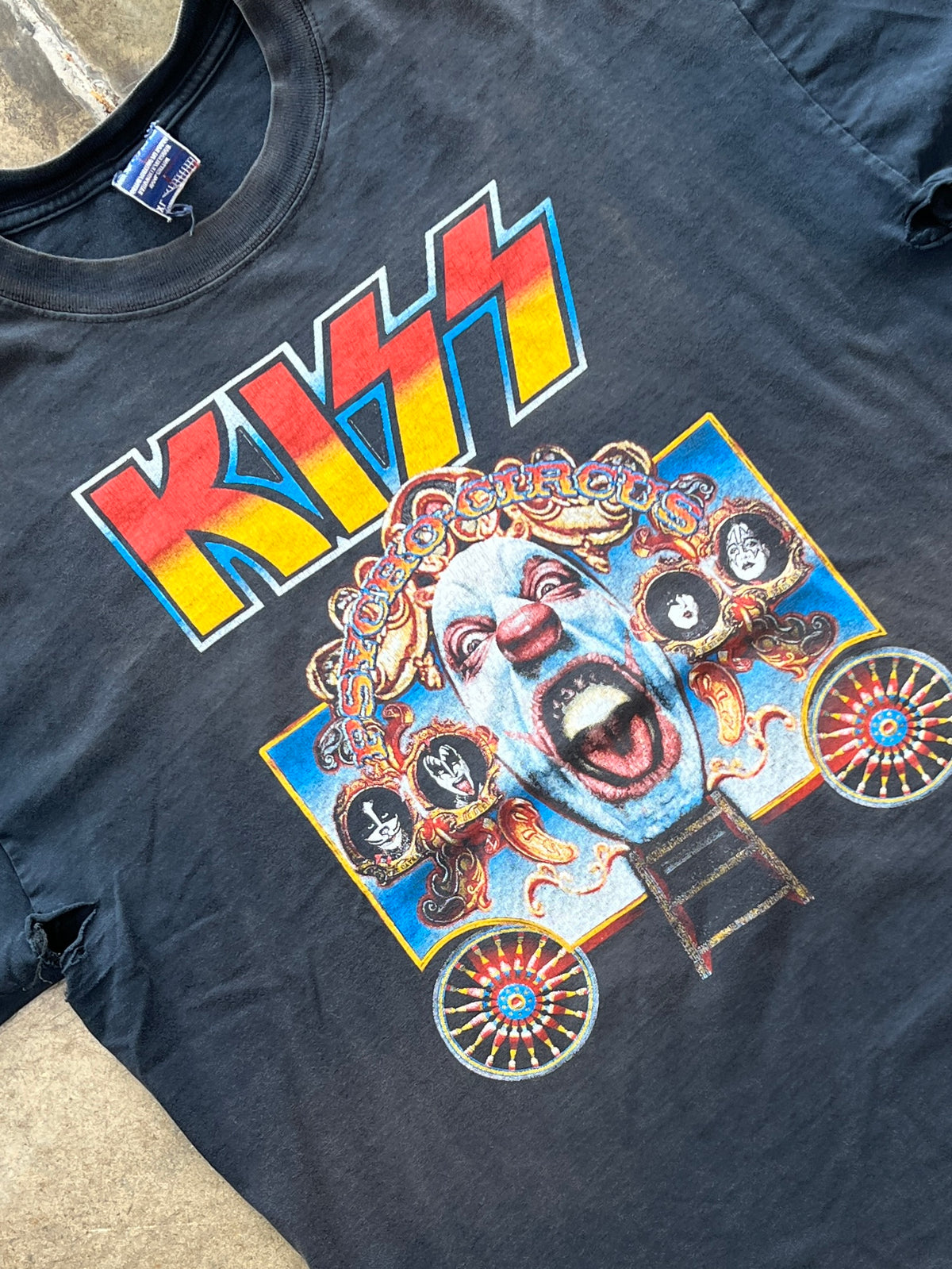1999 Kiss Psycho Circus Euro Tour Band Tee