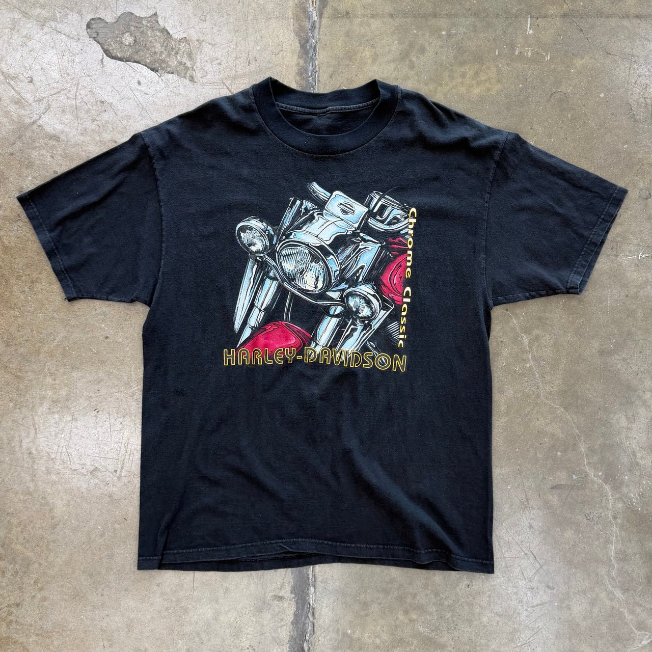 1999 Harley Davidson Chrome Classics Motorcycle Tee