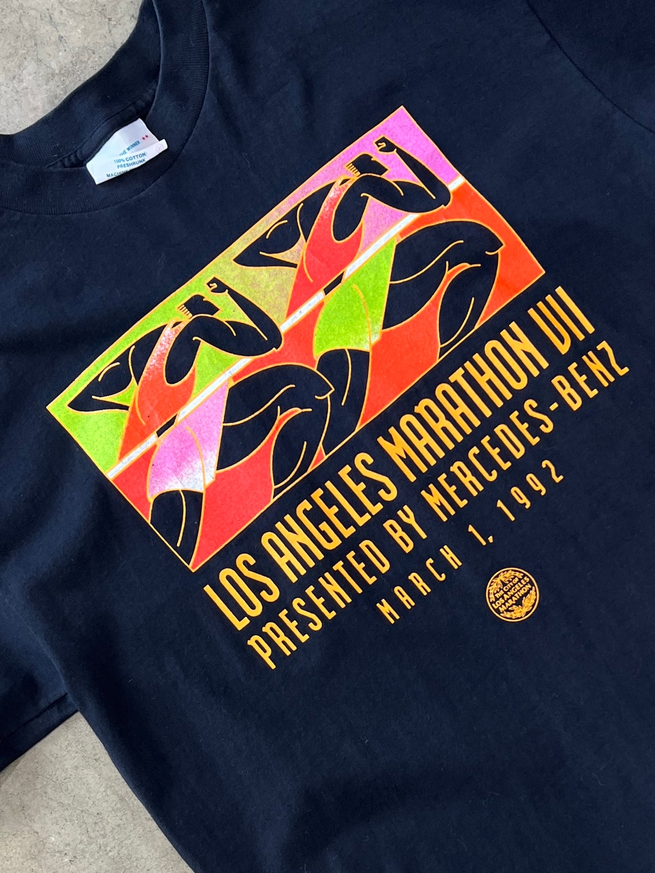 1992 Los Angeles Marathon Single Stitch Tee