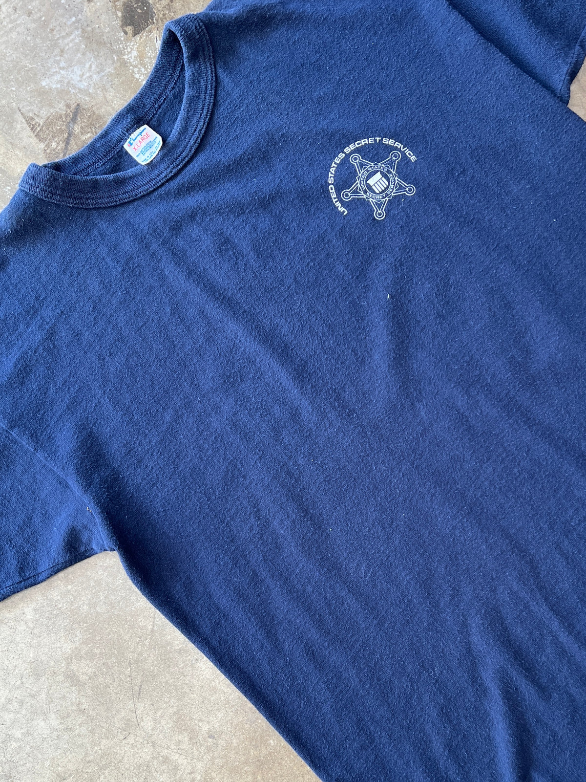 Champion United States Secret Service Service Single Stitch Tee