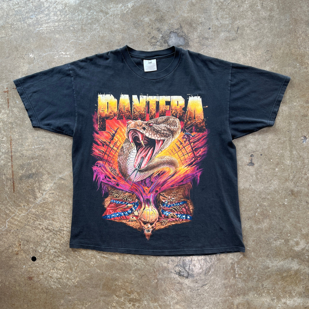 1998 Pantera European Tour Winterland Tag Tee