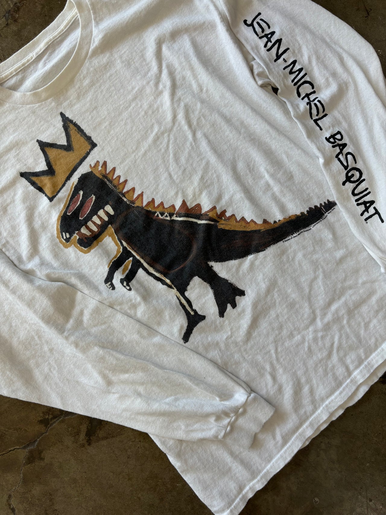 Jean-Michael Basquiat Dinosaur King Long Sleeve