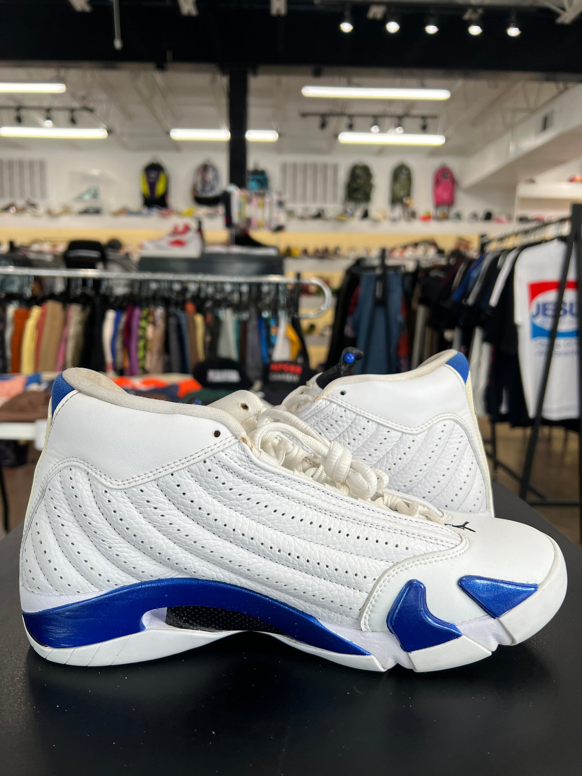 Air Jordan 14 White Hyper Royal