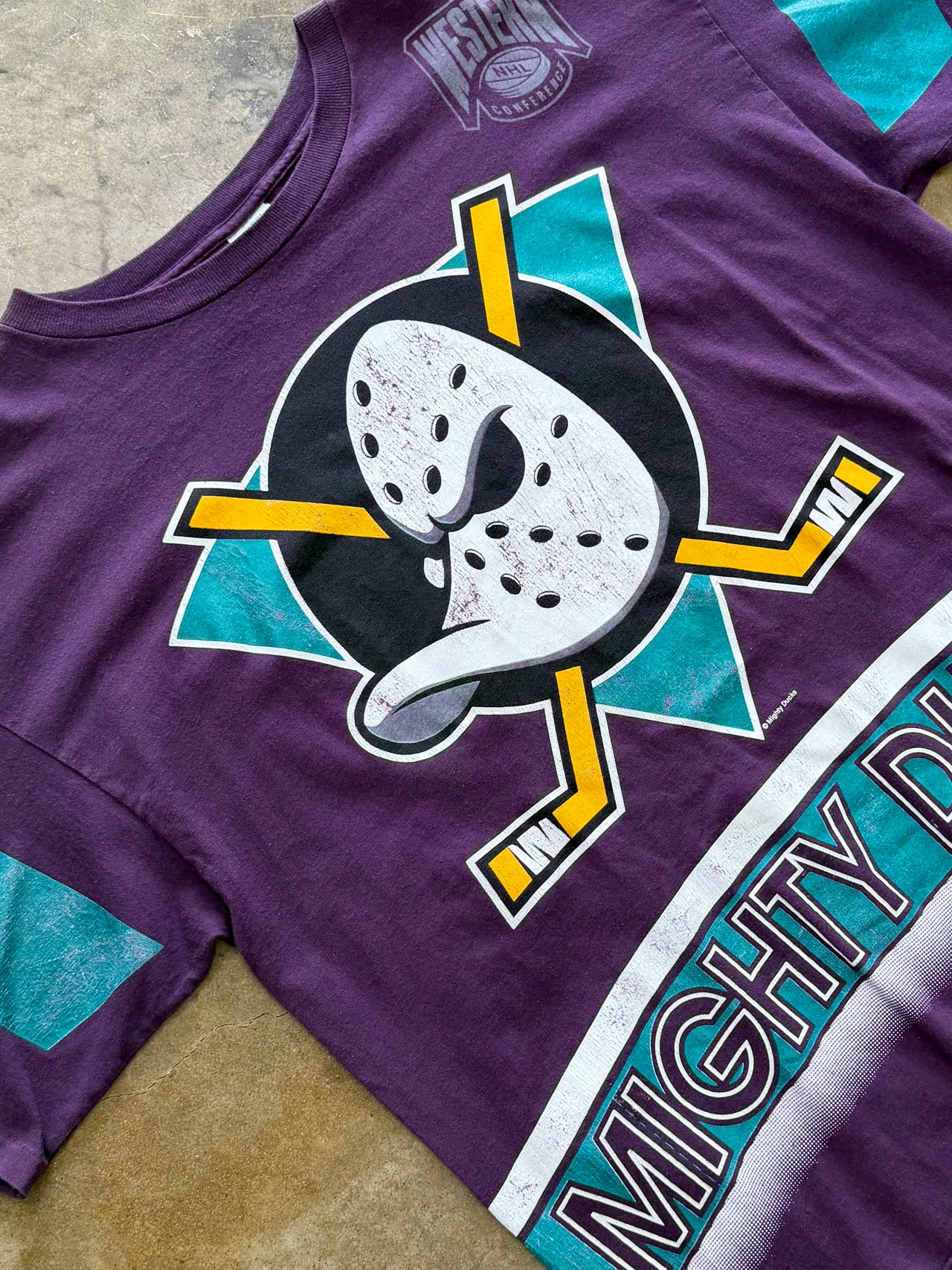 NHL Mighty Ducks Western Conference Hockey Tee