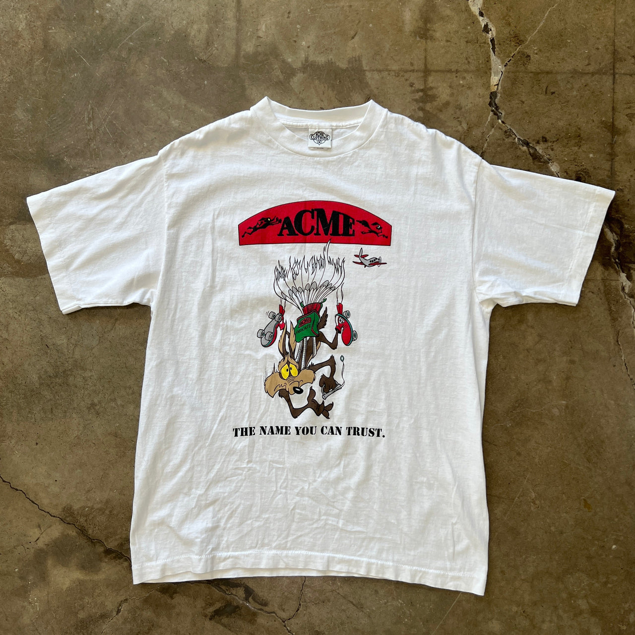 Looney Tunes Acme Coyote Name That You Can Trust Tee