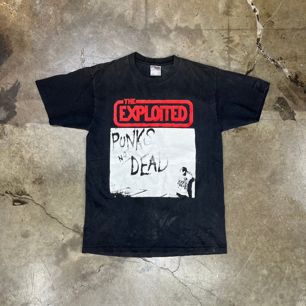 90s The Exploited Punks Not Dead Tee