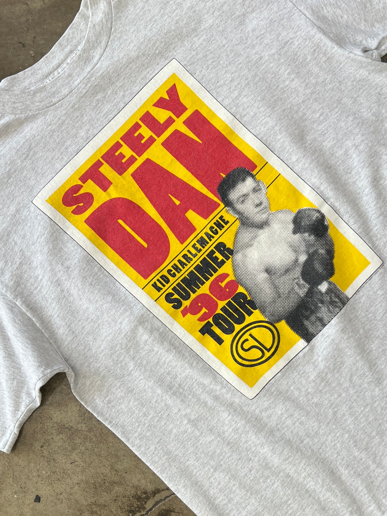1996 Steely Dan Summer Tour Dates Single Stitch Tee