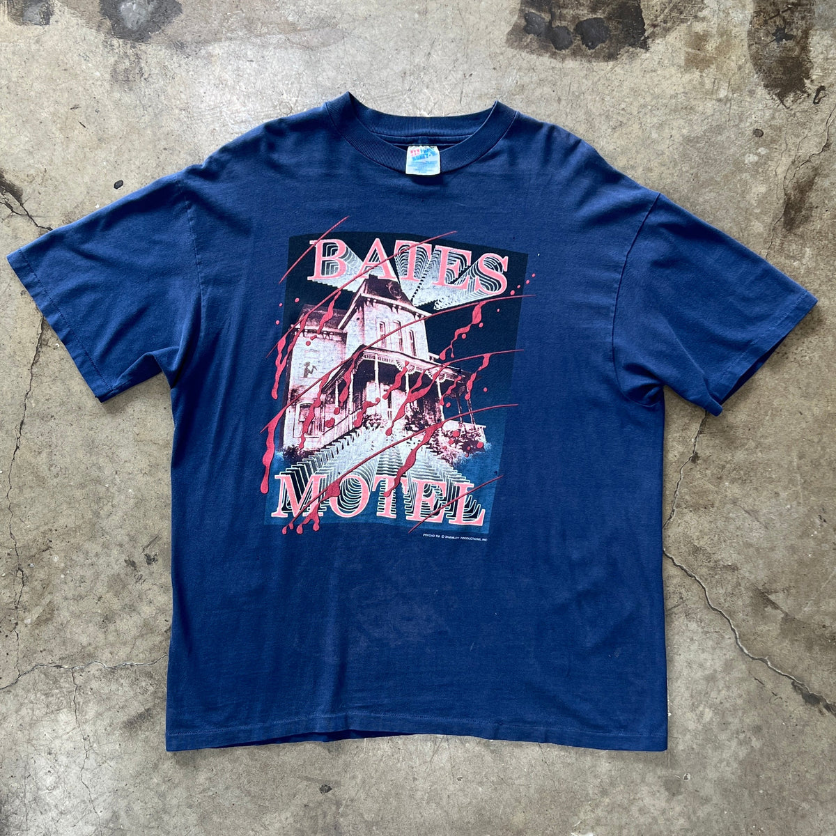 90s Bates Motel Psycho Single Stitch Tee