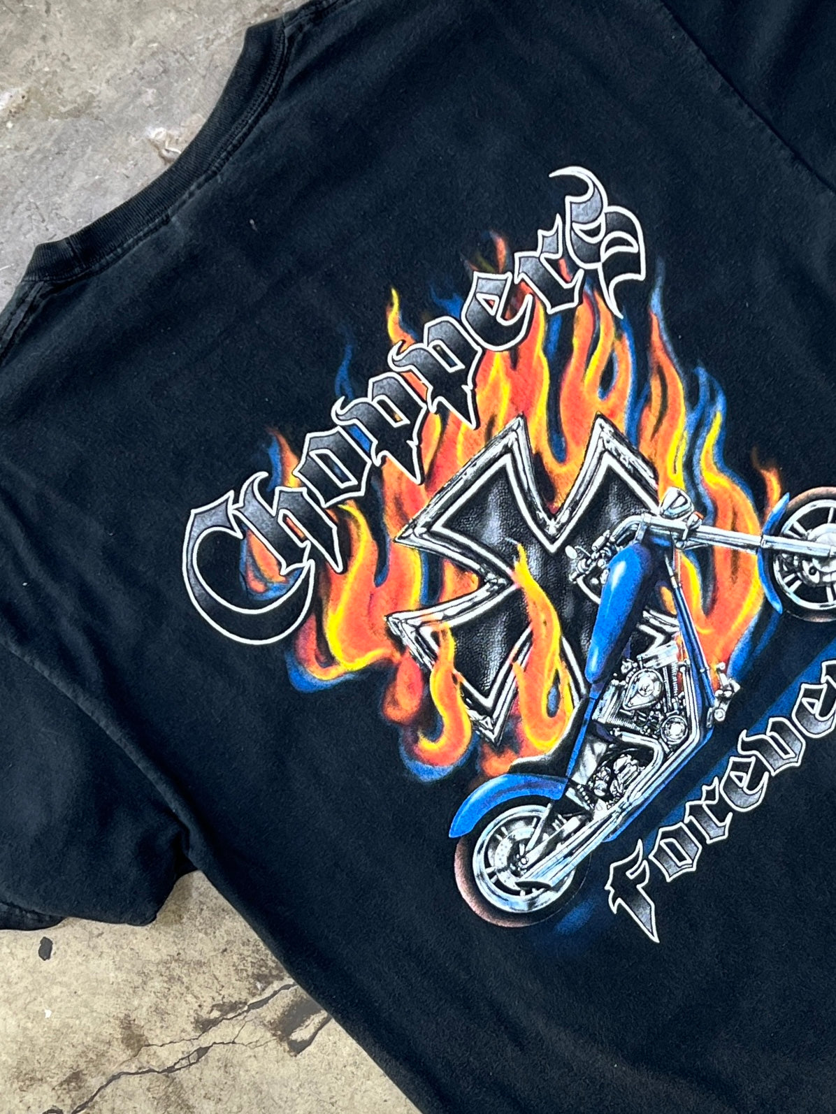 Choppers Forever Motorcycle Tennesse River Tag Tee