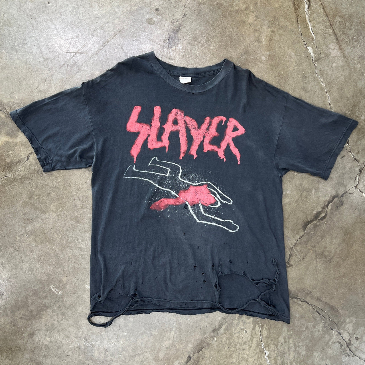 1996 Do Not Cross Slayer Showroom Distressed Tee