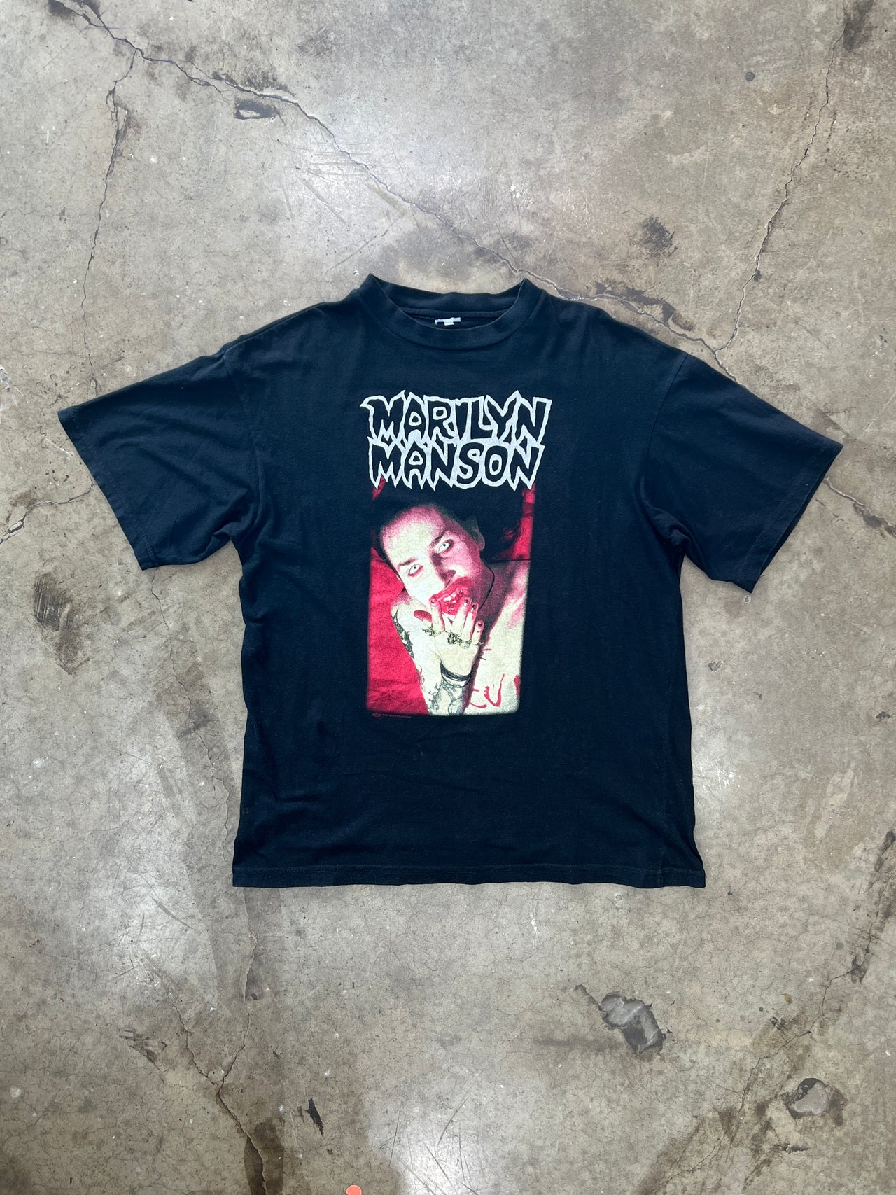 1994 Marilyn Manson Lunchbox I am The God Tee