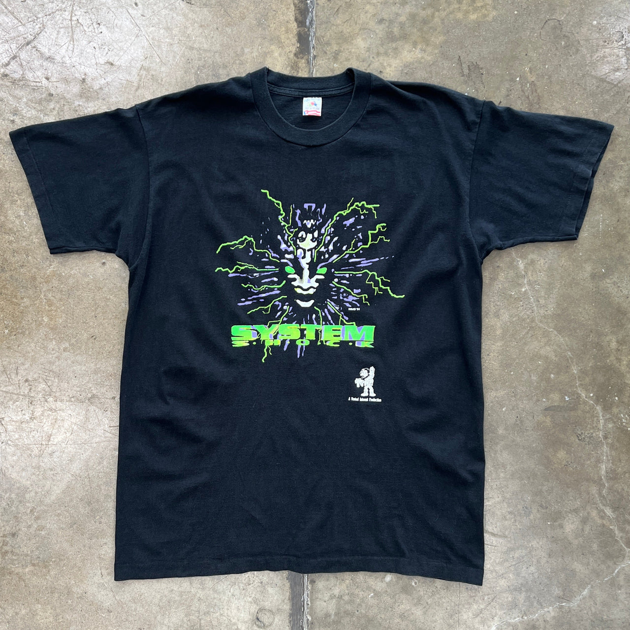 1994 System Shock Video Game Tech Tee
