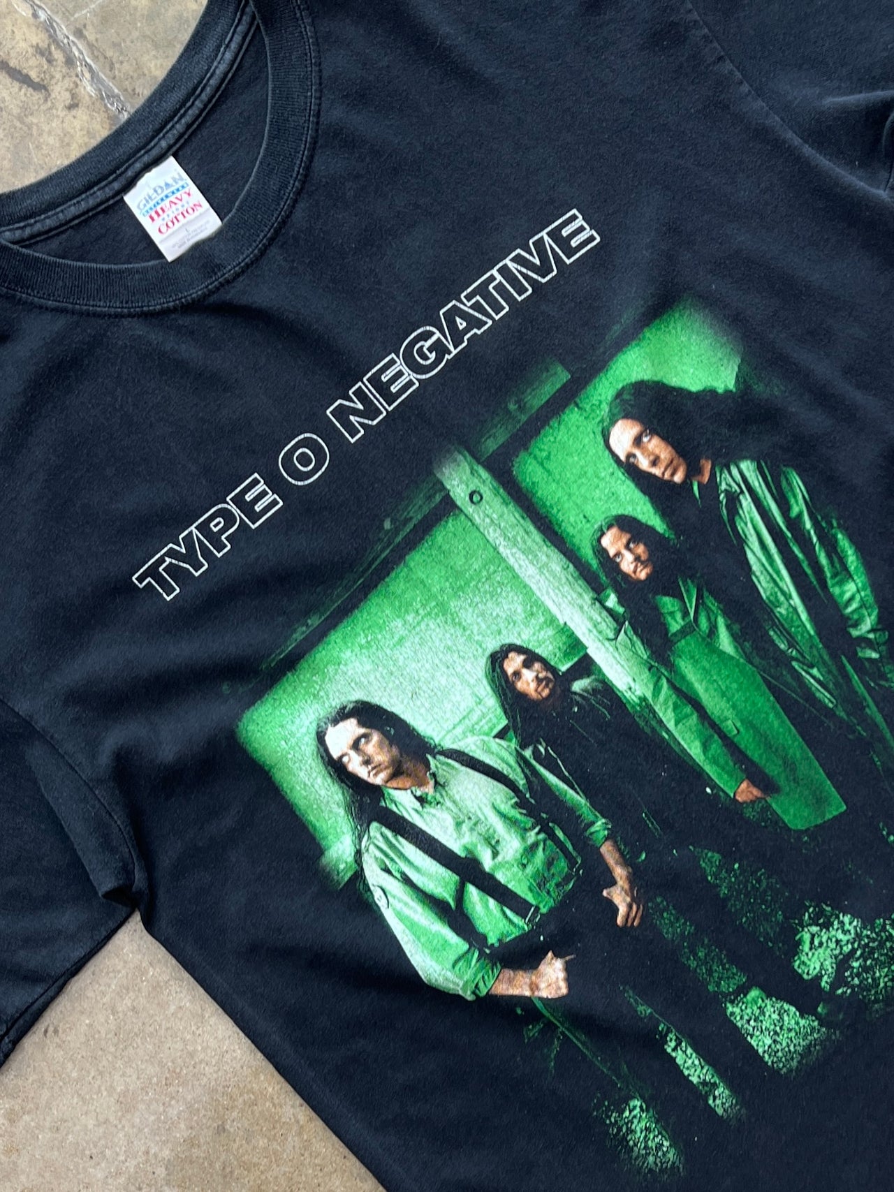 90s Type O Negative Skeleton Crew Blue Grape Band Tee