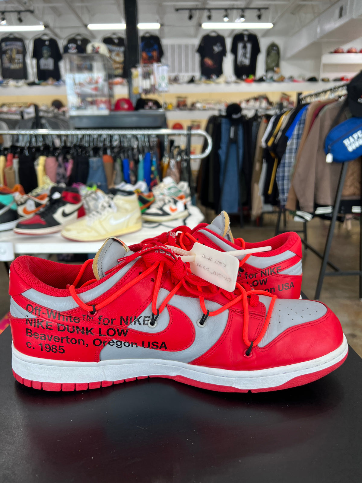 Nike Dunk Low Off White University Red (2019)