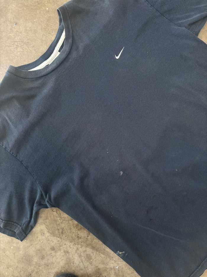 Nike Swoosh Washed Black Tee