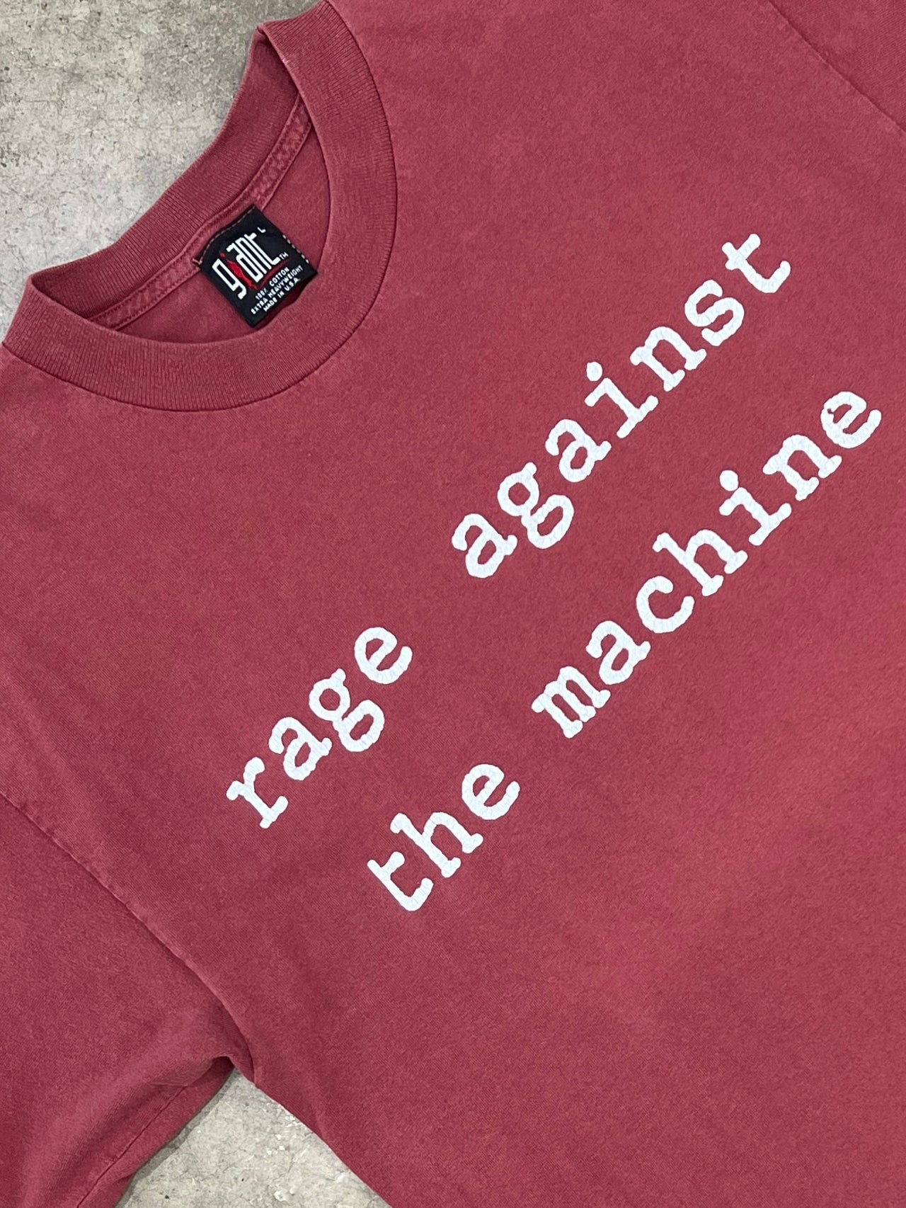 Rage Against the Machine Typewriter Molotov Cocktail Band Tee
