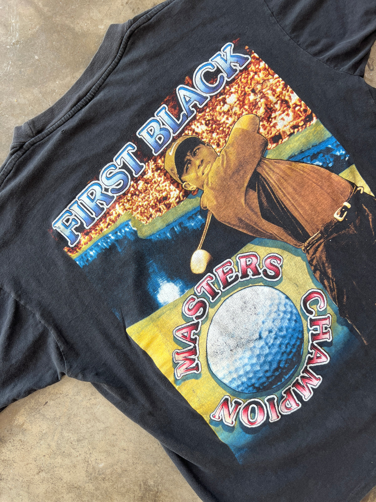 Tiger Woods First Black Masters Champion Tee