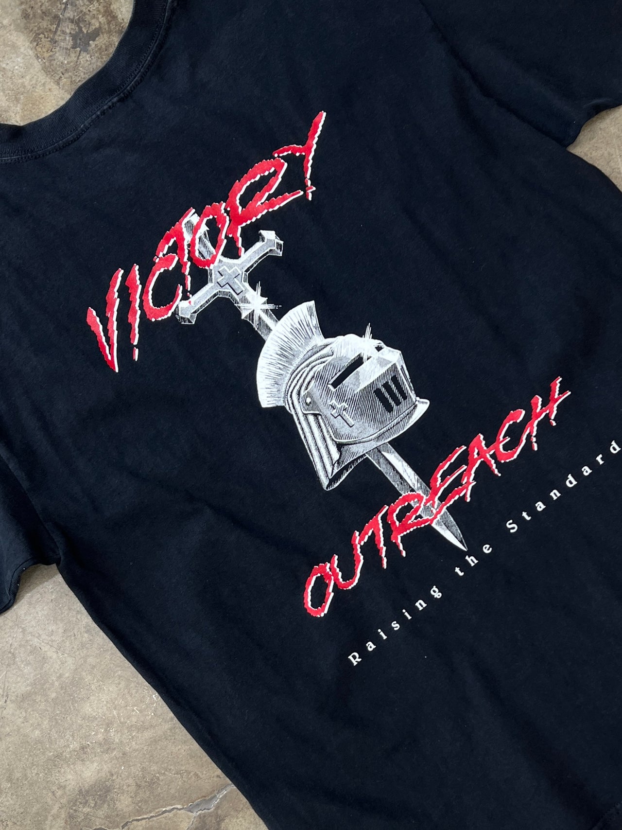 Raising The Standard Victory Religious Crusades Tee