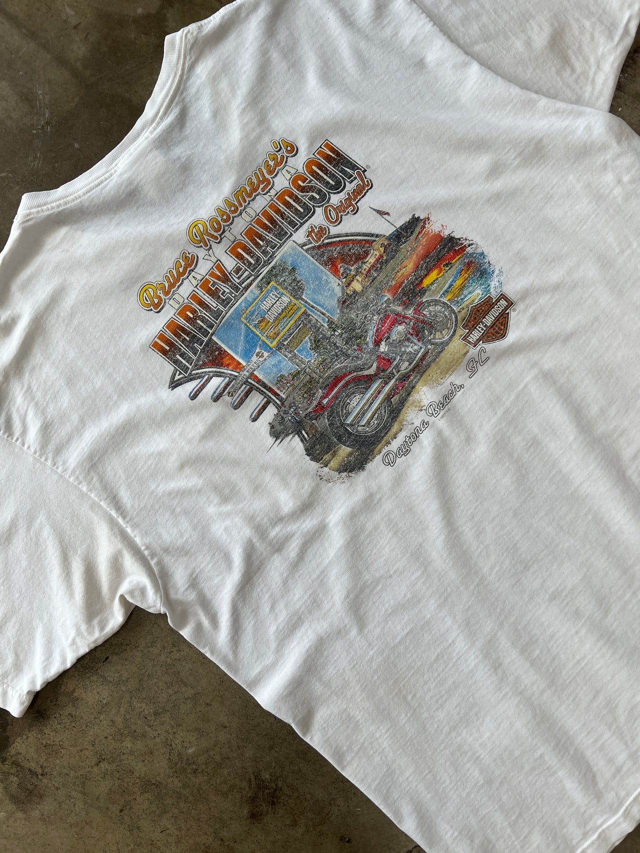 Harley Davidson Bruce Rossmeyer's Daytona Pocket Tee