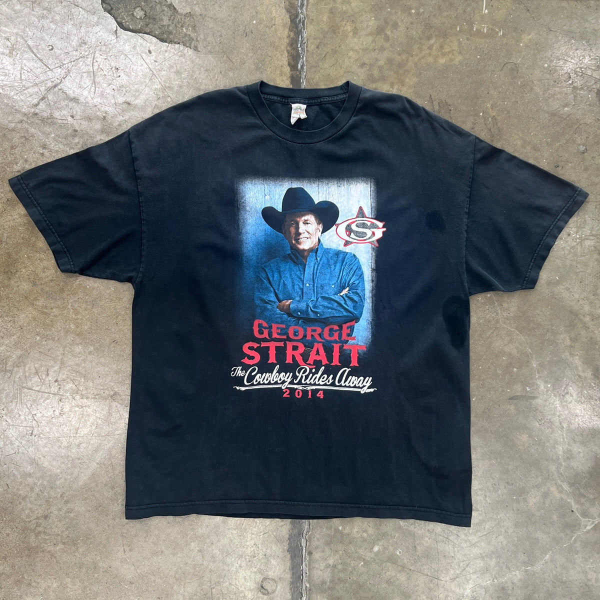 George Straight Cowboy Rides Away Tour Concert Tee