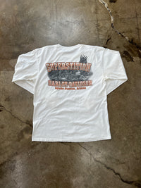 Harley Davidson Superstition Genuine Oil LS Tee