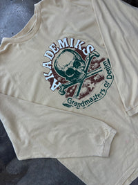 Akademiks Denim Company Skull LS Tee