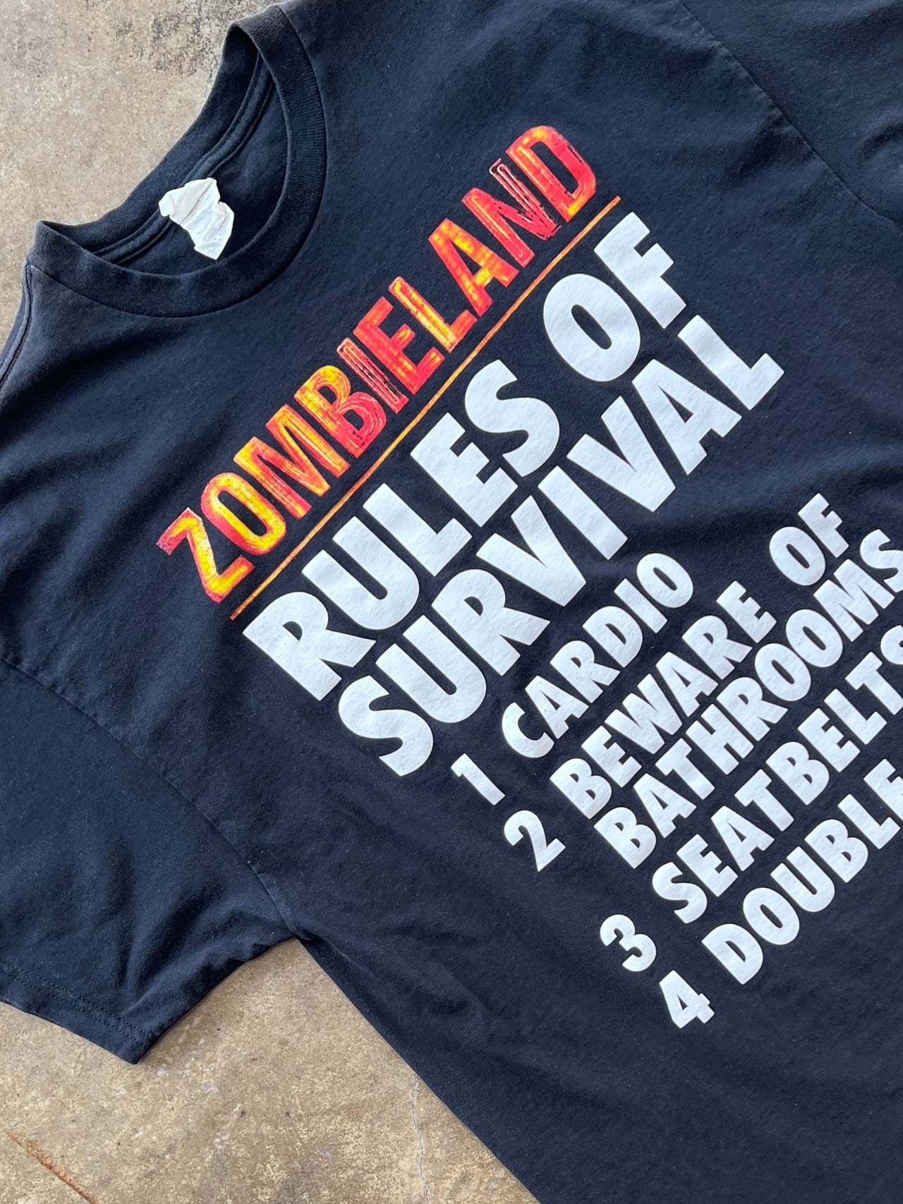 Y2K 2009 Zombie Land Rules Movie Promo Tee