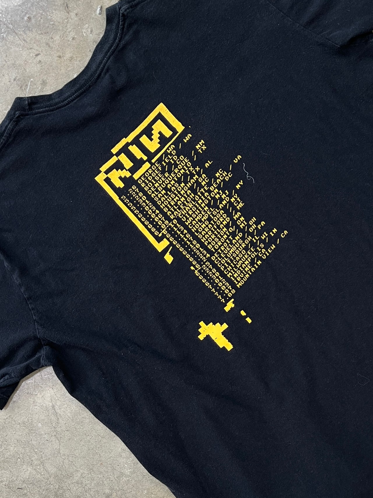 Nine Inch Nails NIN Band Tour Tee