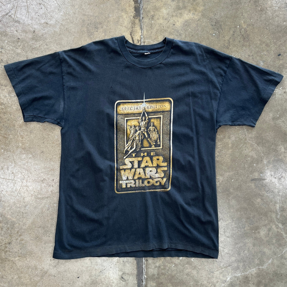 1997 Star Wars Trilogy Promo Movie Tee