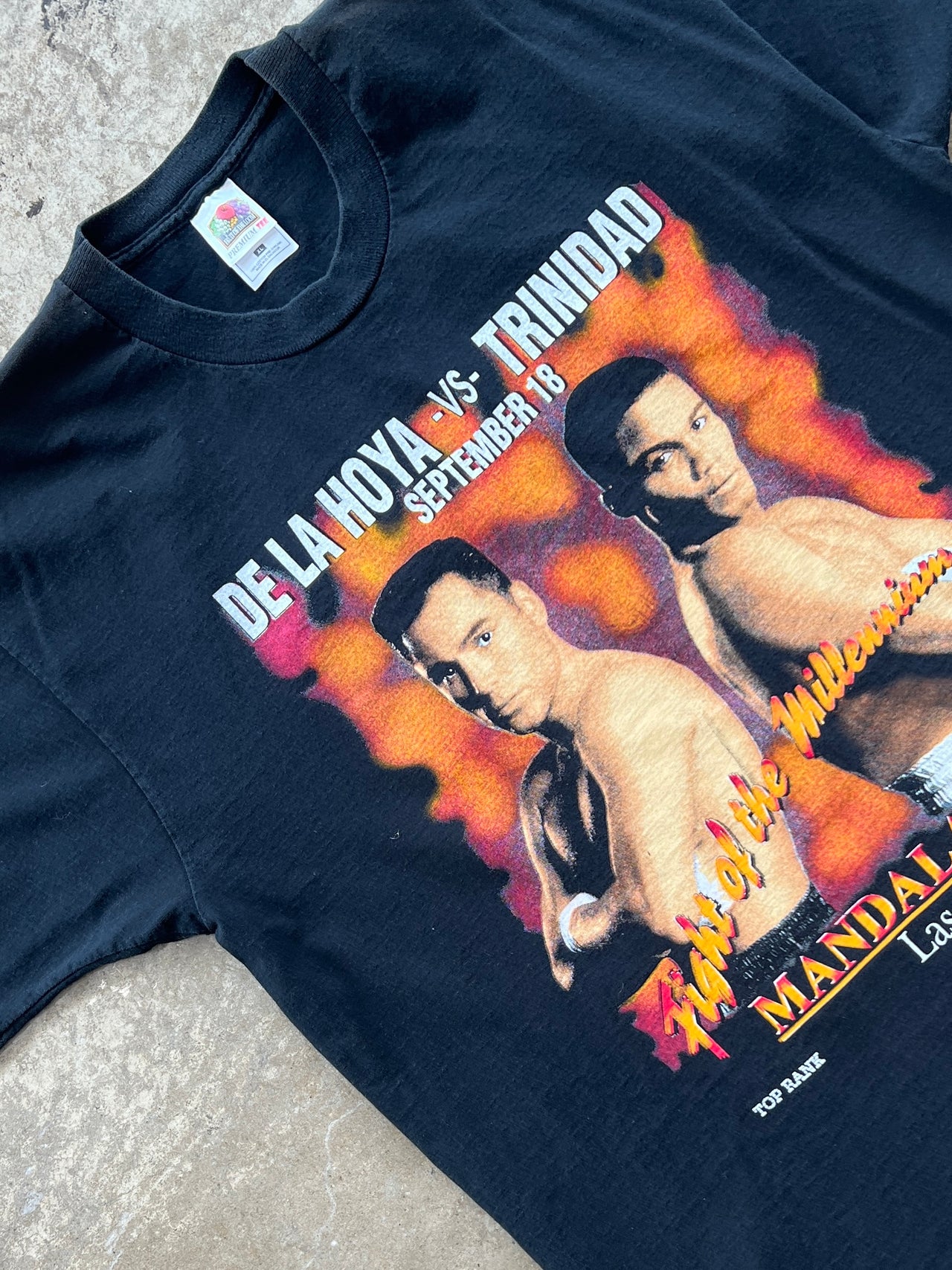 1999 Tito Trinidad v Oscart De La Hoya Boxing Rap Style Tee