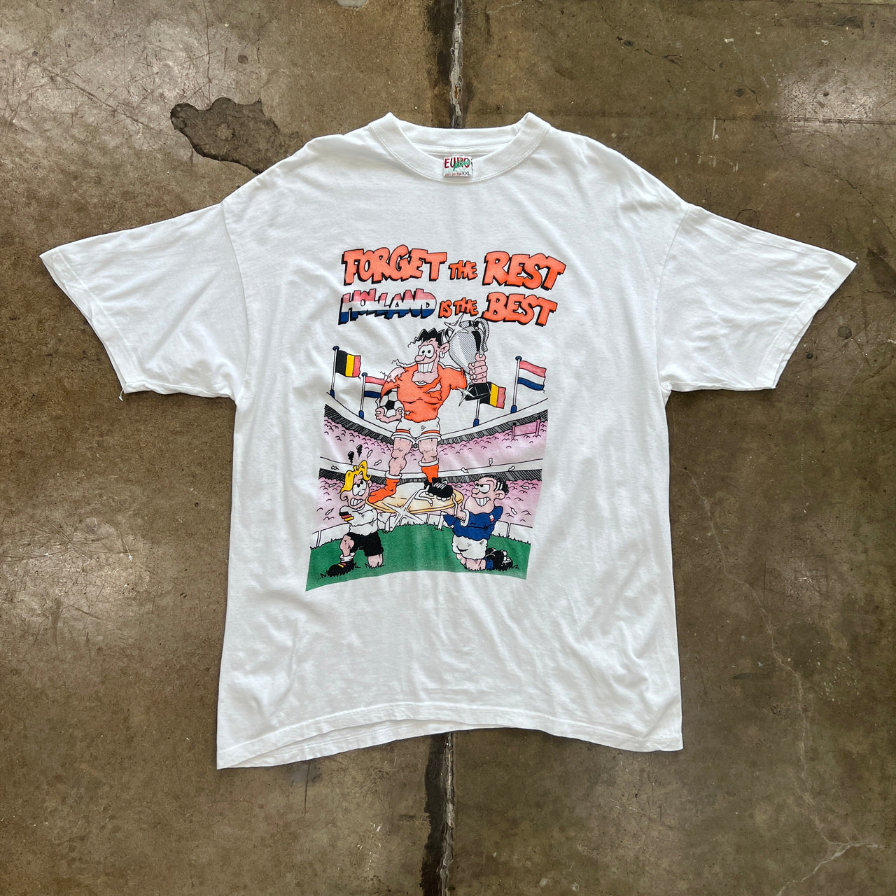 Holland the Best Comic Soccer World Cup Tee