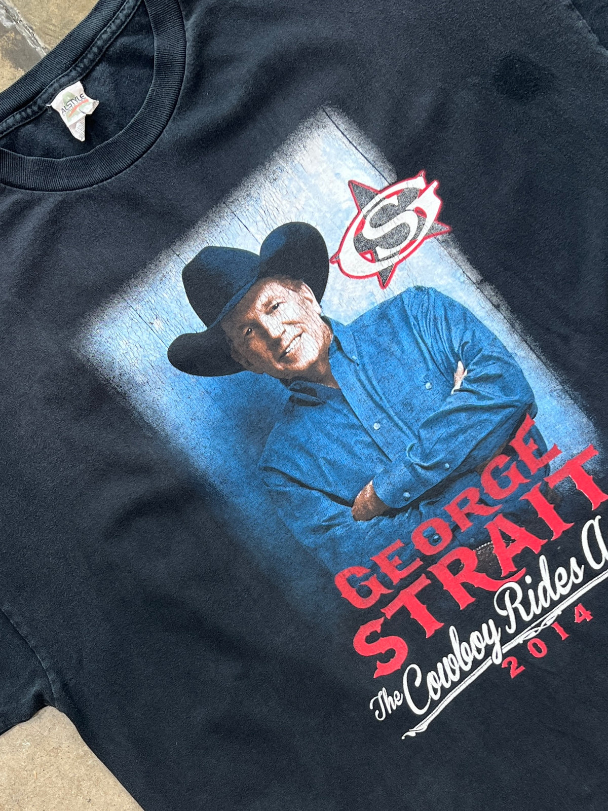 George Straight Cowboy Rides Away Tour Concert Tee
