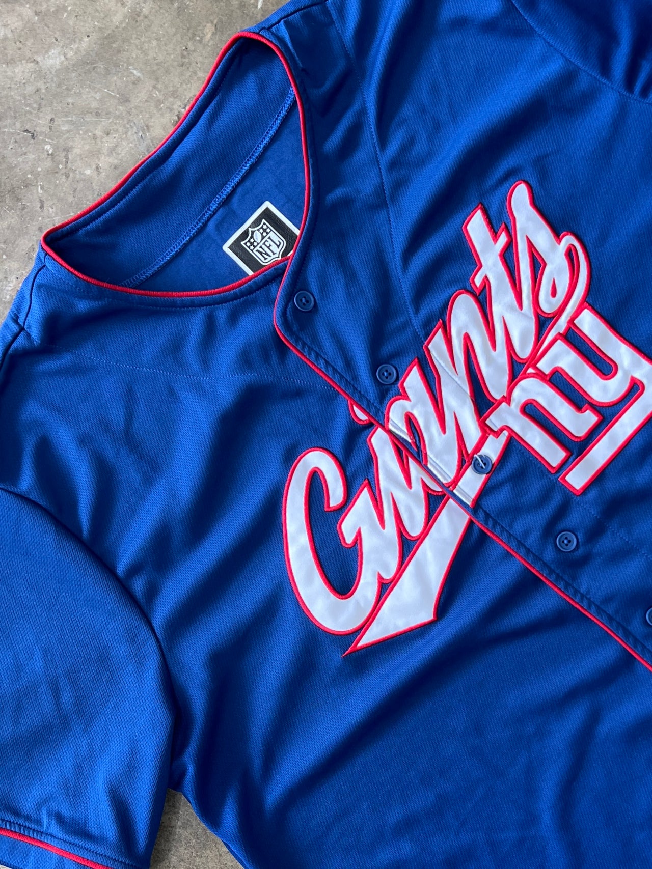 MLB NY Giants Team Apparel Baseball Jersey