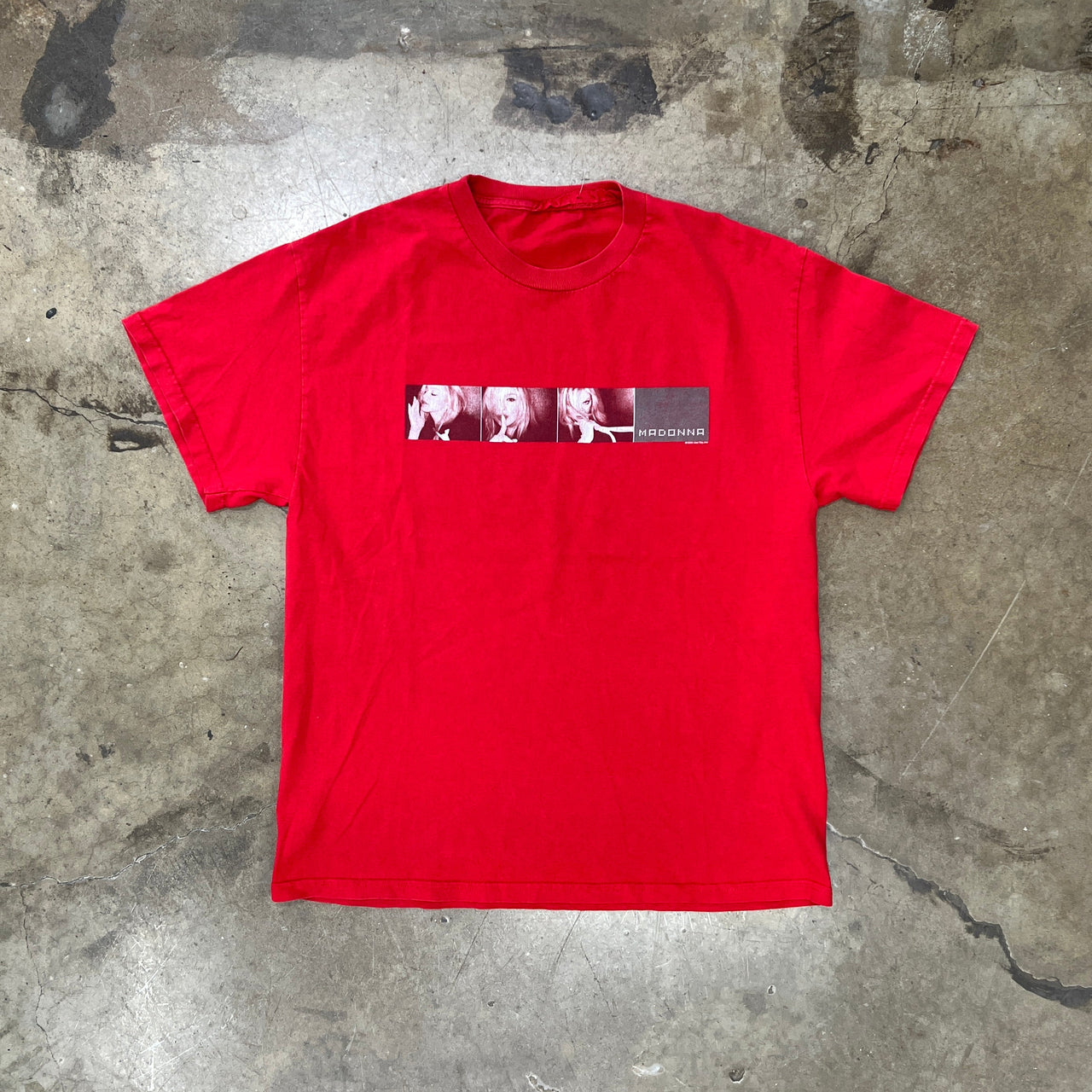 2001 Madonna Drowned World Tour New York Tee