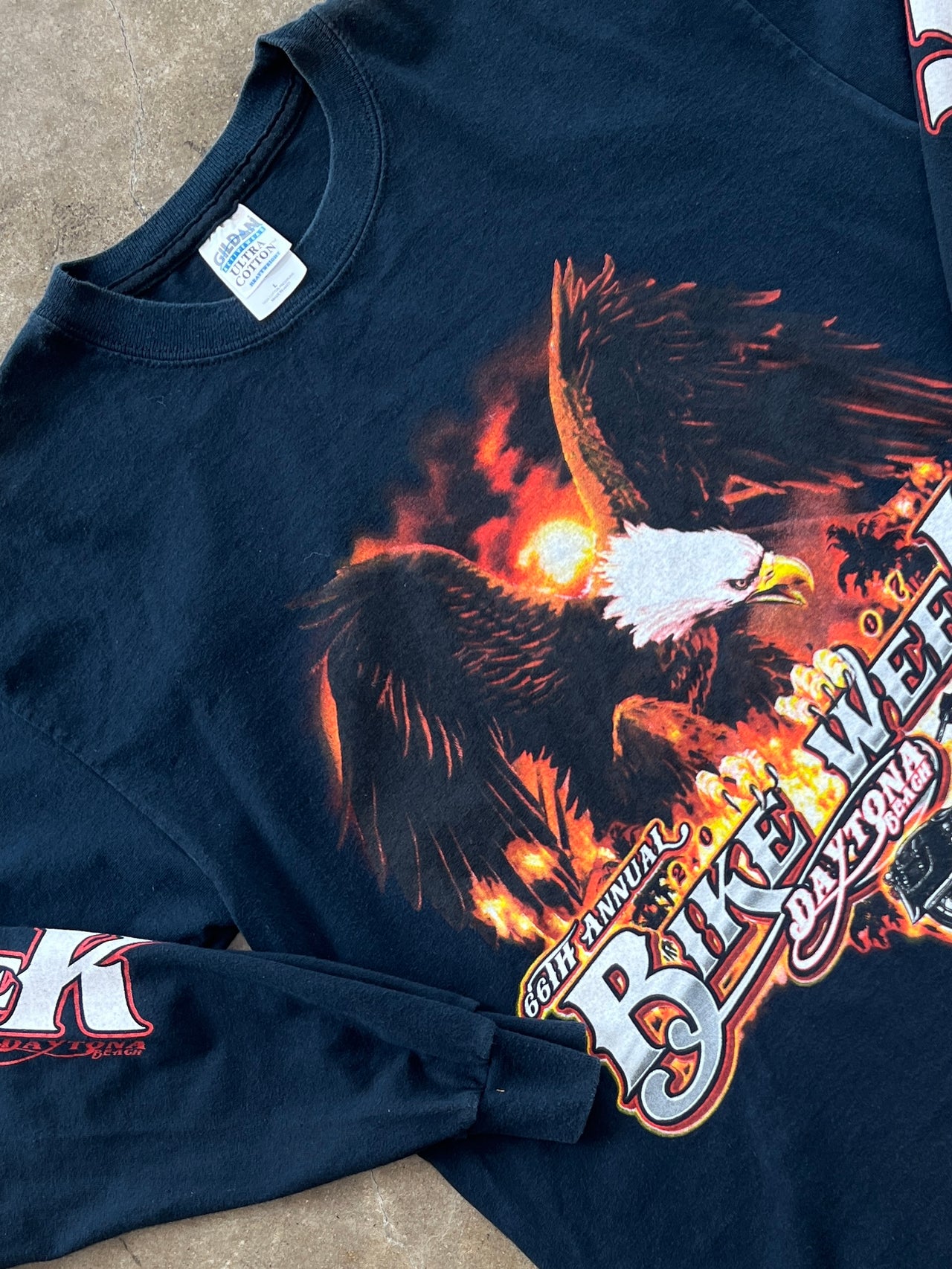 Daytona Bike Week Eagle Motorcycle Long Sleeve