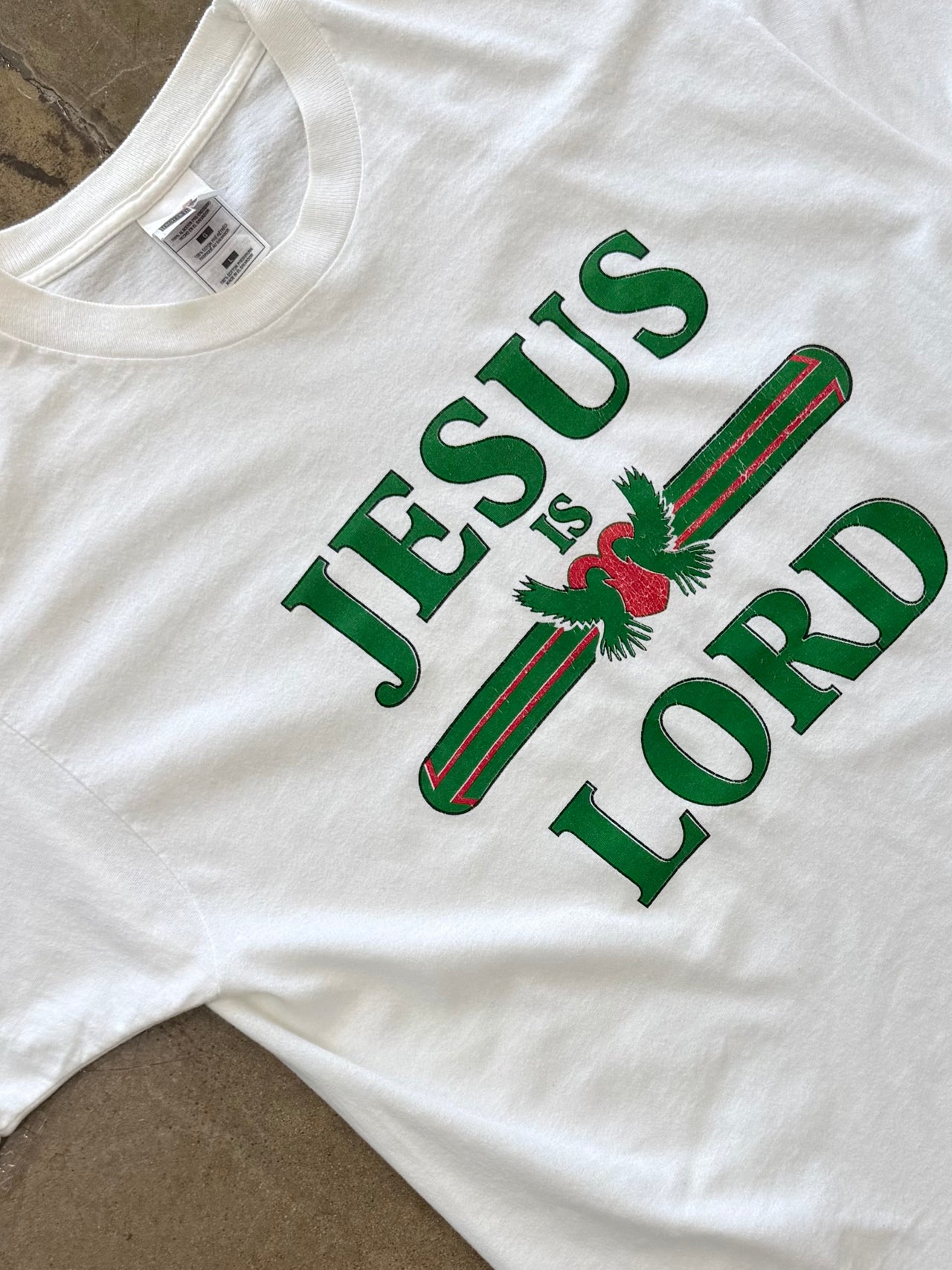 Jesus is Lord Dove Heart Religious Tee