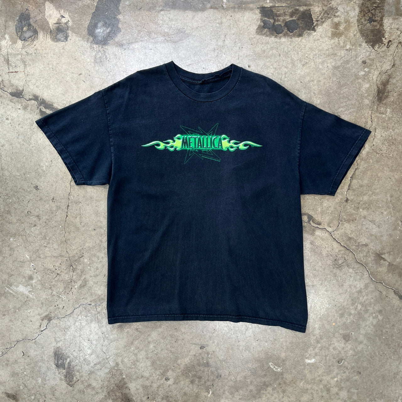 2002 Y2K Metallica Giant Rock Band Tee