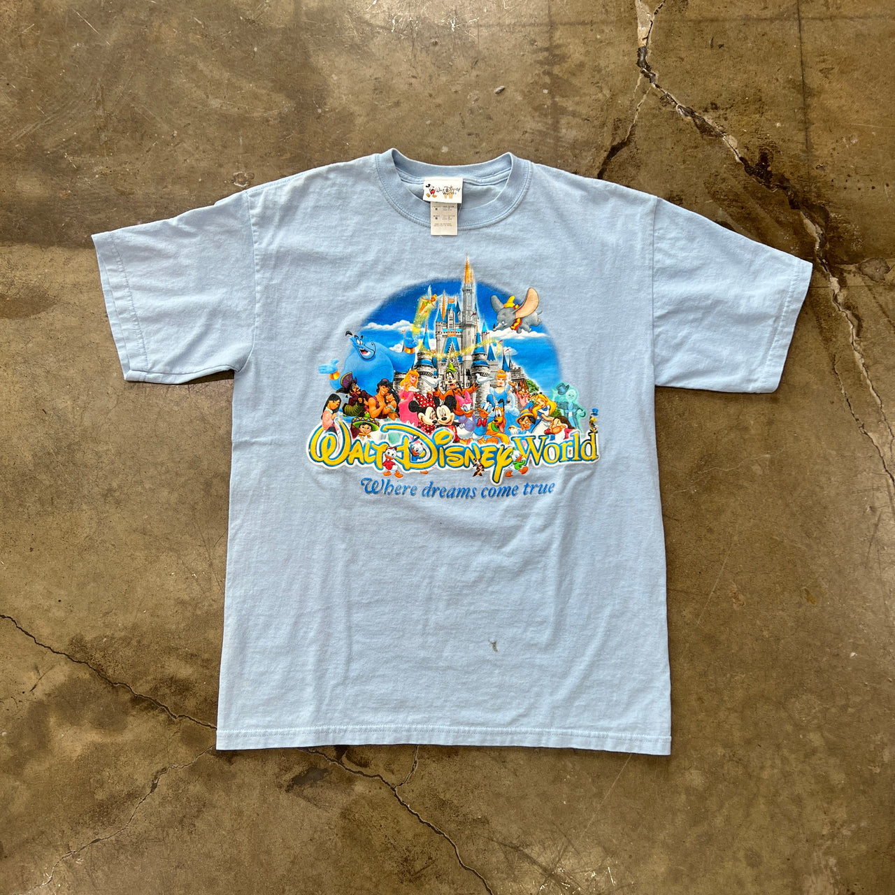 Early 2000s Walt Disney Genie Characters Tee