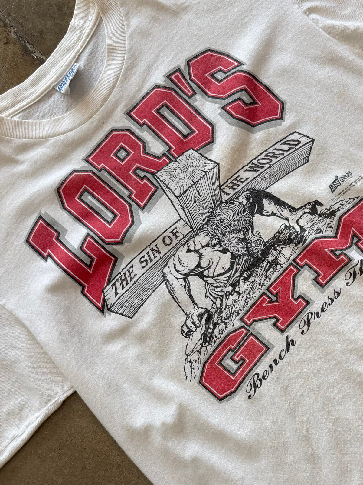90s Lord's Gym Living Epistles Religious Jesus Tee