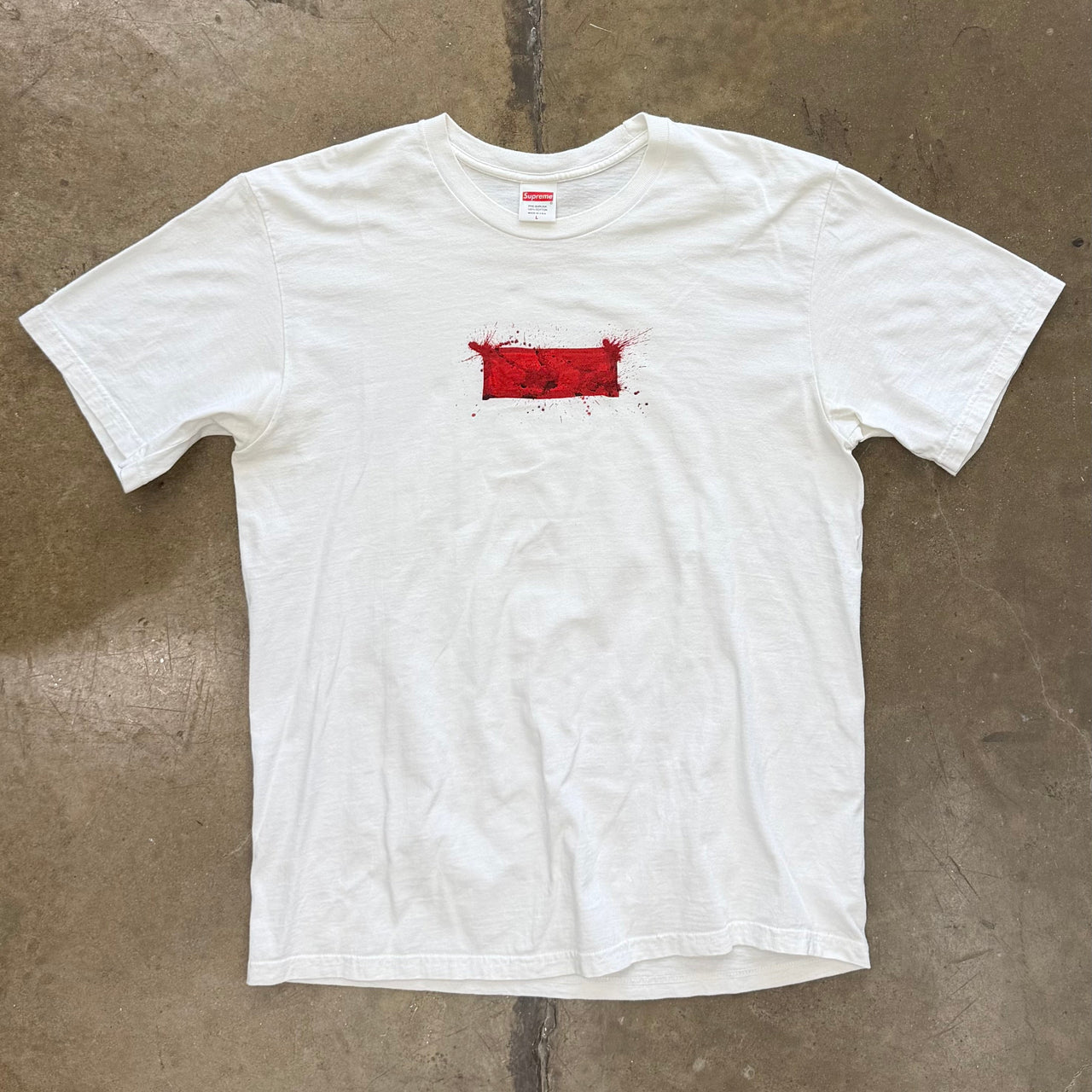 Ralph Steadman Blood Box Logo Tee